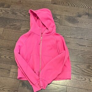 Lululemon Hot Pink Scuba Hoodie